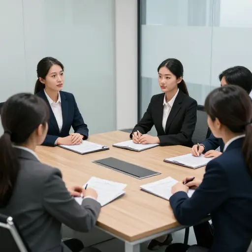 公司为经理职位面试了几位候选人。