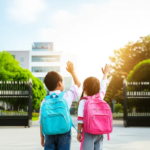 放学后见。