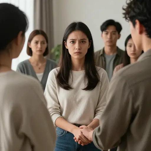 面对朋友和家人不断增加的压力，她拒绝离开他。