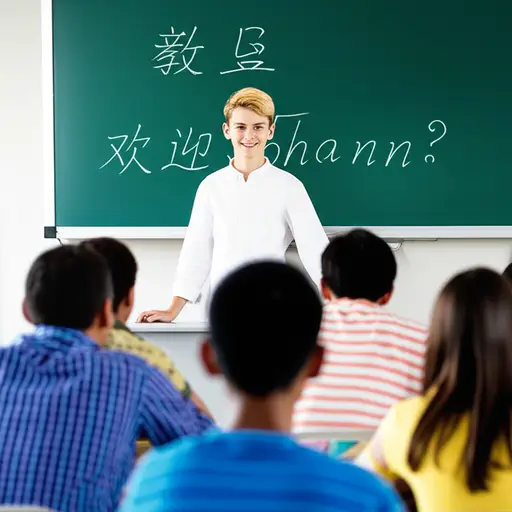 约翰是我们班上来自德国的交换生。
