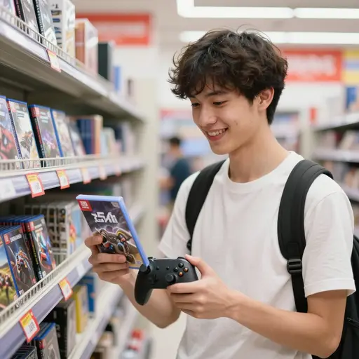 我一直想要的那个电子游戏这周终于打折了。