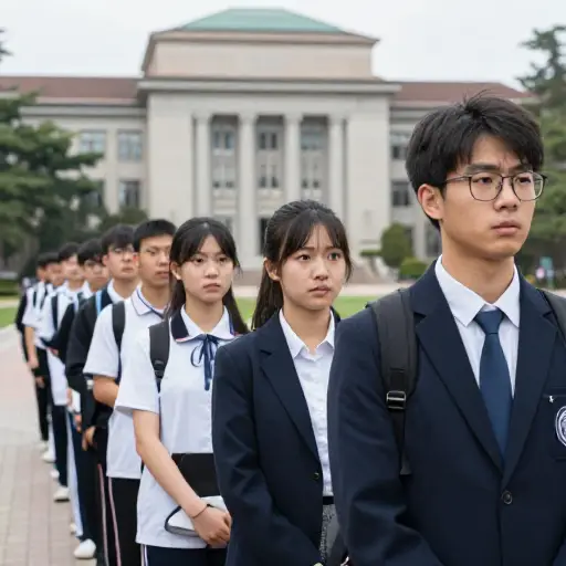 顶尖大学的入学名额竞争十分激烈。