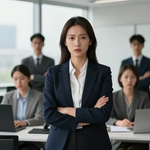 在官方宣布之前很久，她就察觉到了办公室里的紧张气氛。