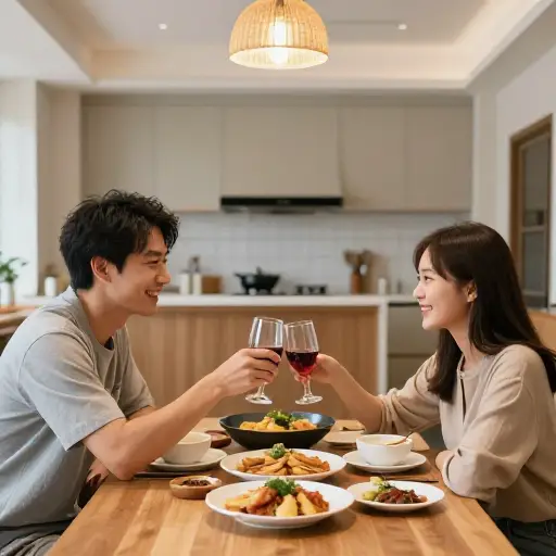 我们偶尔会出去吃顿大餐。