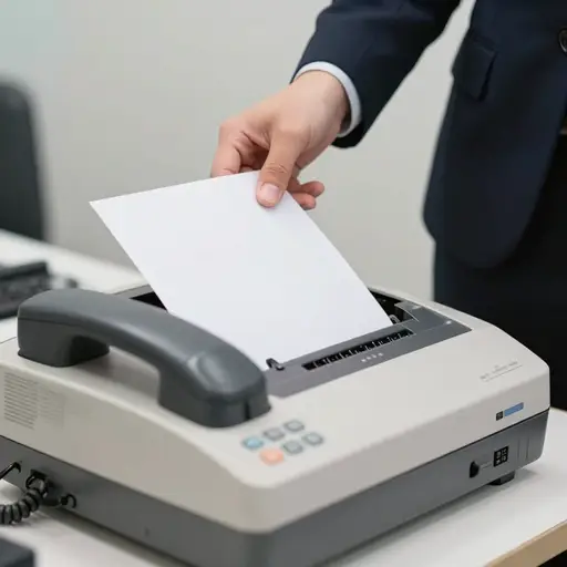 她在会议前把报告传真给了她的同事。