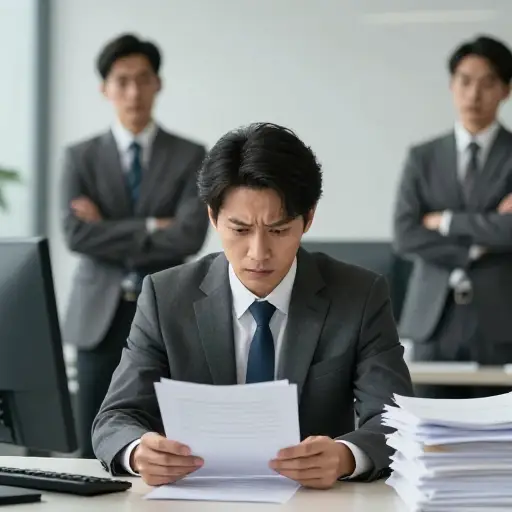 在压力下，他变成了一个自私的、无视团队需求的人。