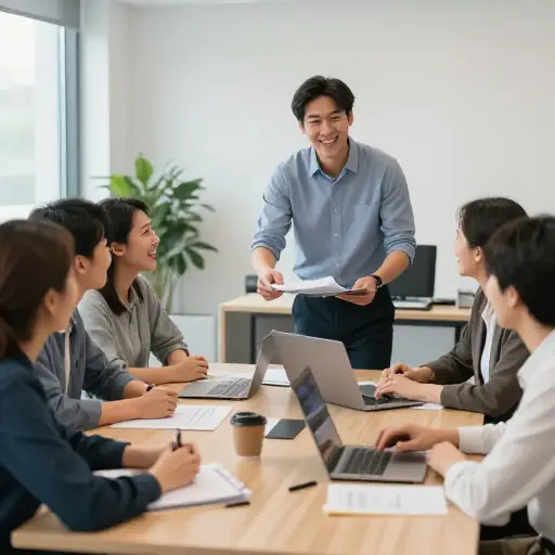办公室里的人都嘲笑他是老板的跟屁虫，因为他总是巴结讨好领导。