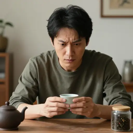 我迫切想喝杯茶。