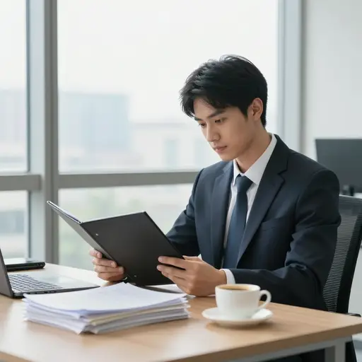 他刚开始在布里斯托尔的一家会计事务所工作。