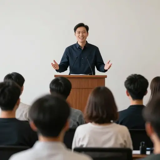 出色的公开演讲关键在于自信和练习。