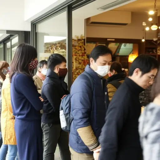 我们等了几个小时才拿到餐厅的位子。