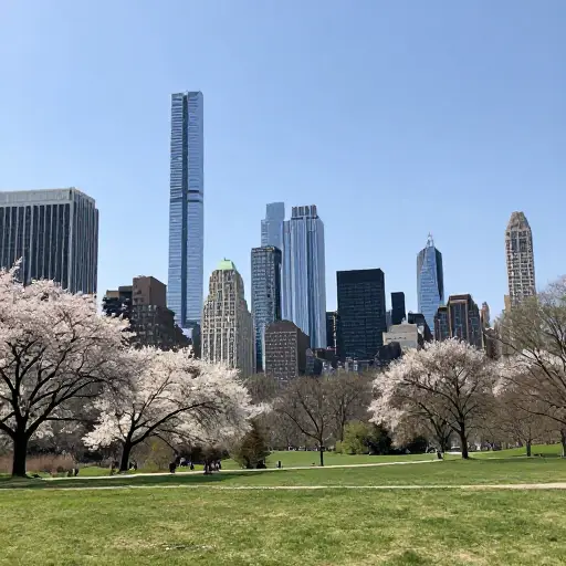 我们明年春天会住在新城市。